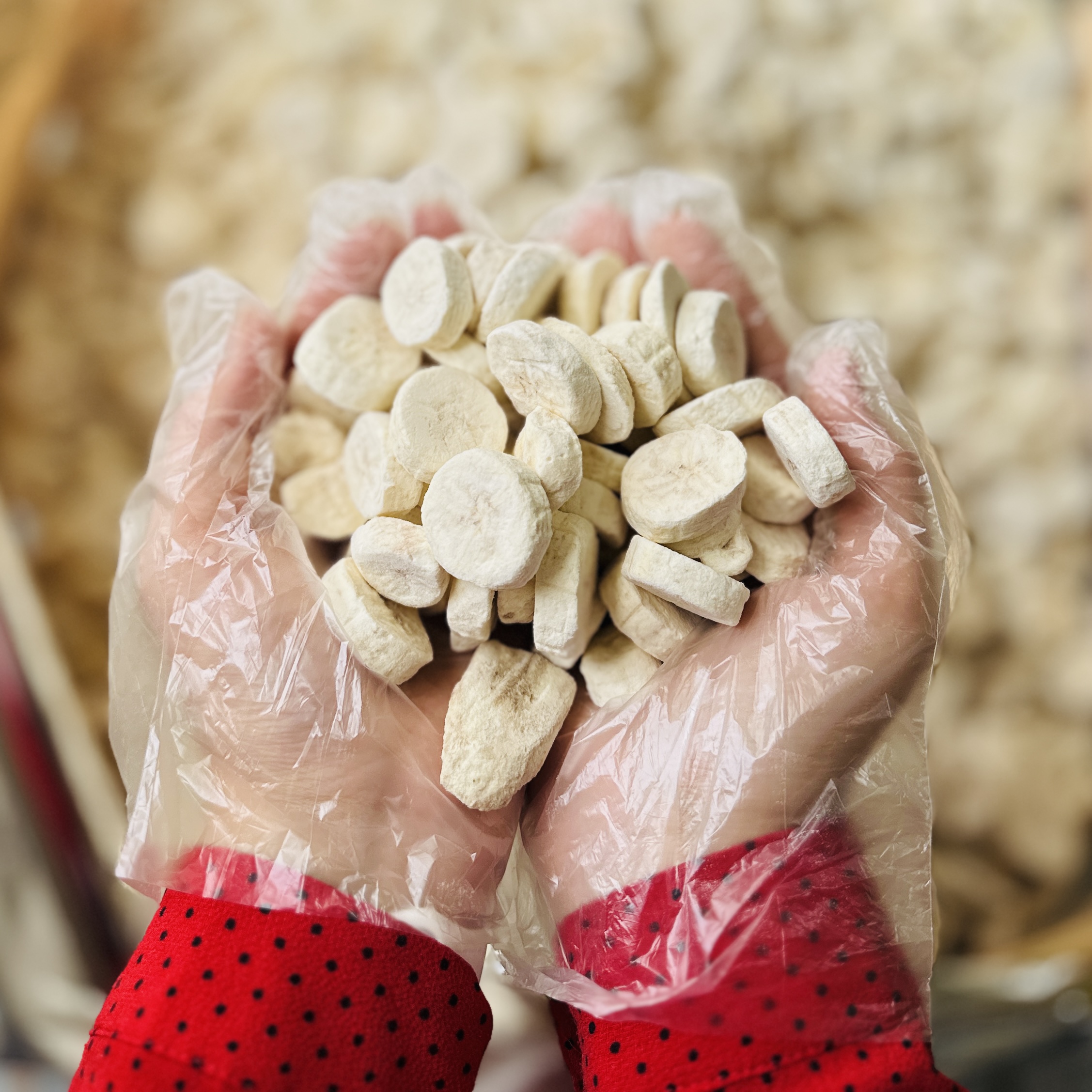 تصویر میوه پفکی موز 